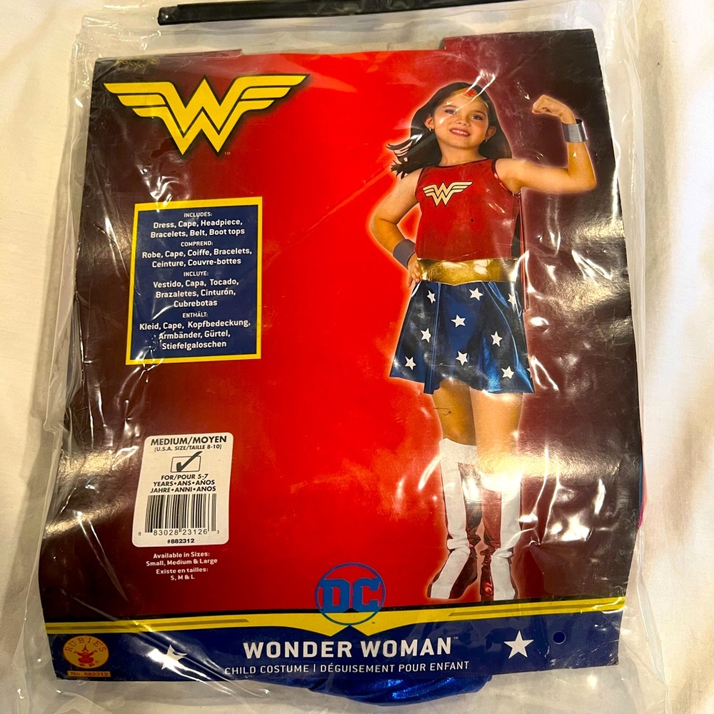 Girls Wonder Woman Halloween costume